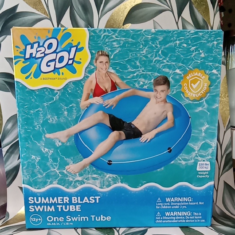 Blue Summer Blast Swim Tube